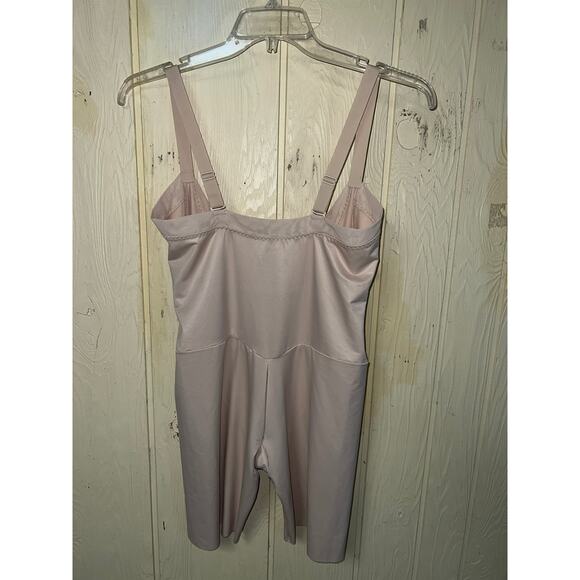 Maidenform Shaper Shapewear X-Large Open Bust Wear Your Own Bra Thigh Skimmer - Picture 6 of 7